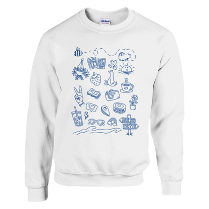 Genser med trykk “Mer av dette” fra Anda Studio